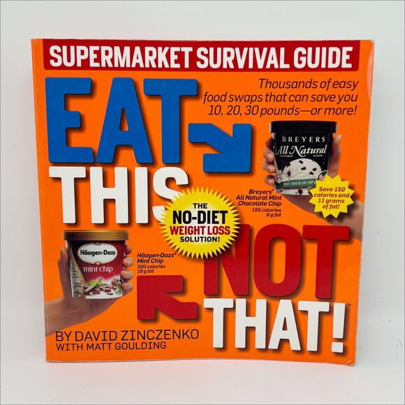 Eat This Not That Book The No Diet Weight Loss Solution Supermarket Guide - Picture 1 of 3